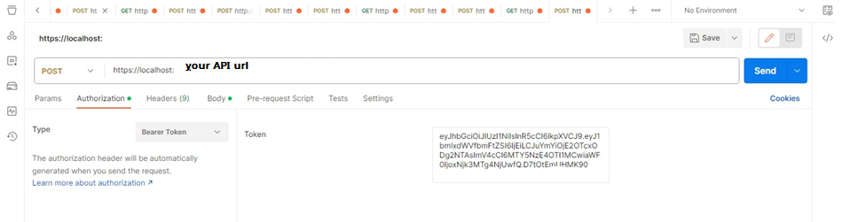 Apply Token in Postman