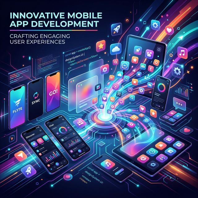 Brand Identity Showcased on Mobile Devices
