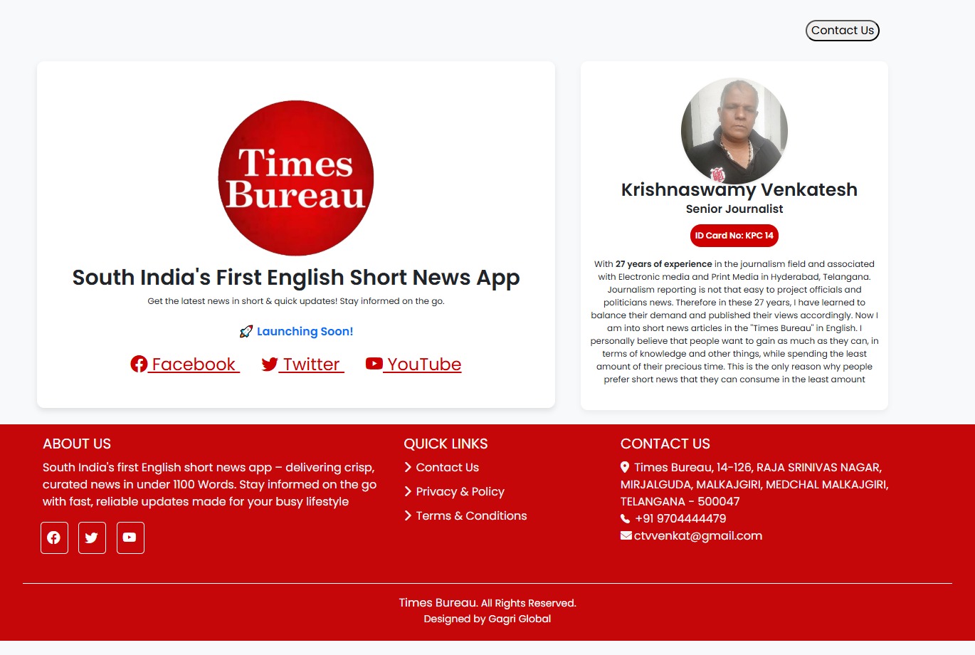 Times Bureau
