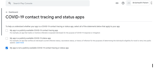 Step 12 - Data Safety