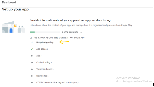 Step 2 - Create App